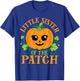 Little Sister Pumpkin Patch Matching Family Girls Halloween T-Shirt - T-Shirt | Royal