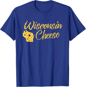 Wisconsin Cheese Dairy Industry Cheesehead Pride Humor Shirt T-Shirt - T-Shirt | Royal