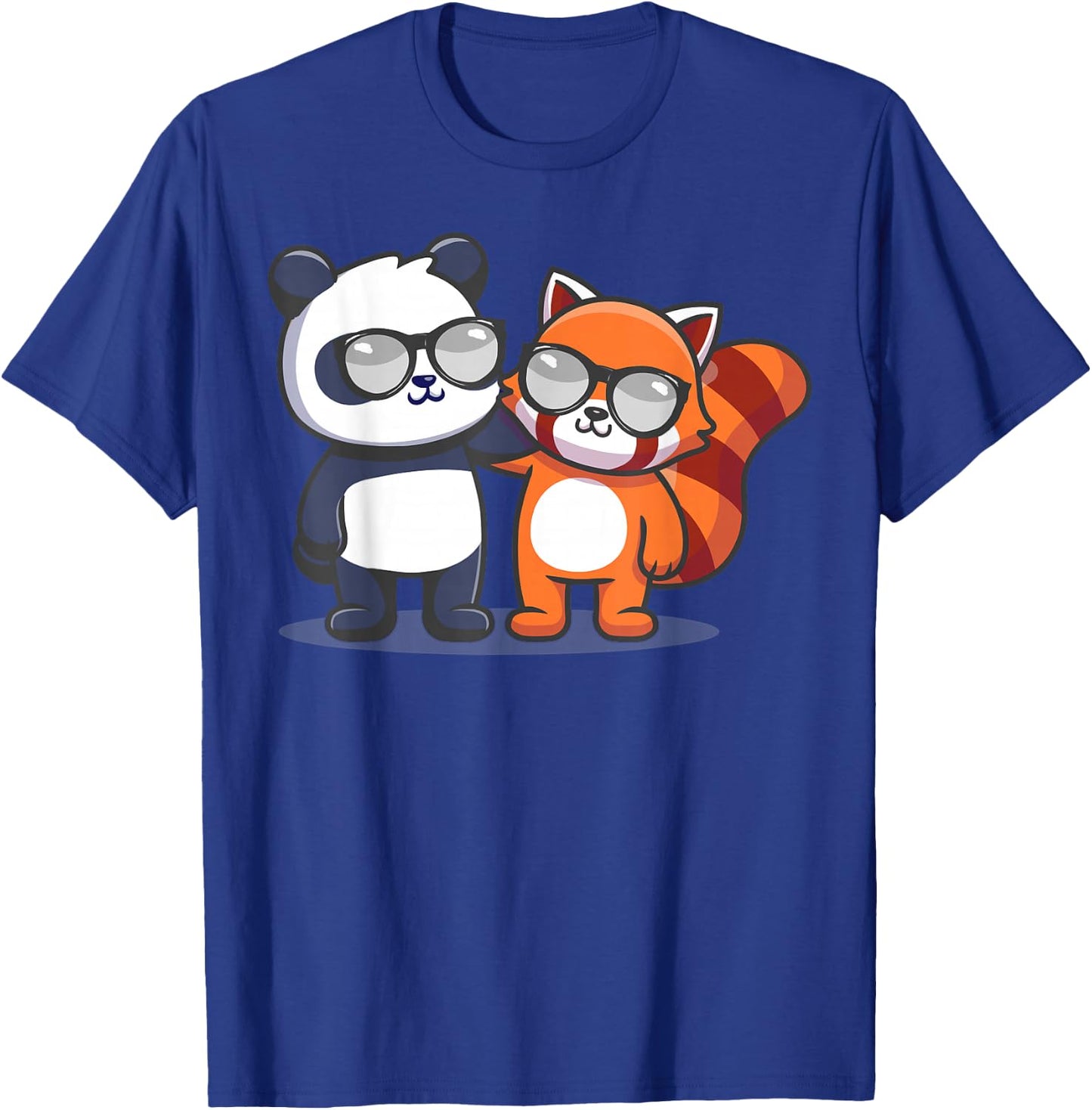 Panda Bear Hugs Red Panda Funny Red Pandas Lover Graphic T-Shirt - T-Shirt | Royal