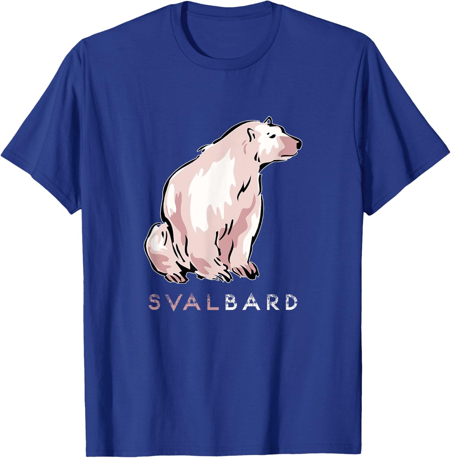 Svalbard The Polar Bear Arctic Circle Norway T-Shirt - T-Shirt | Royal