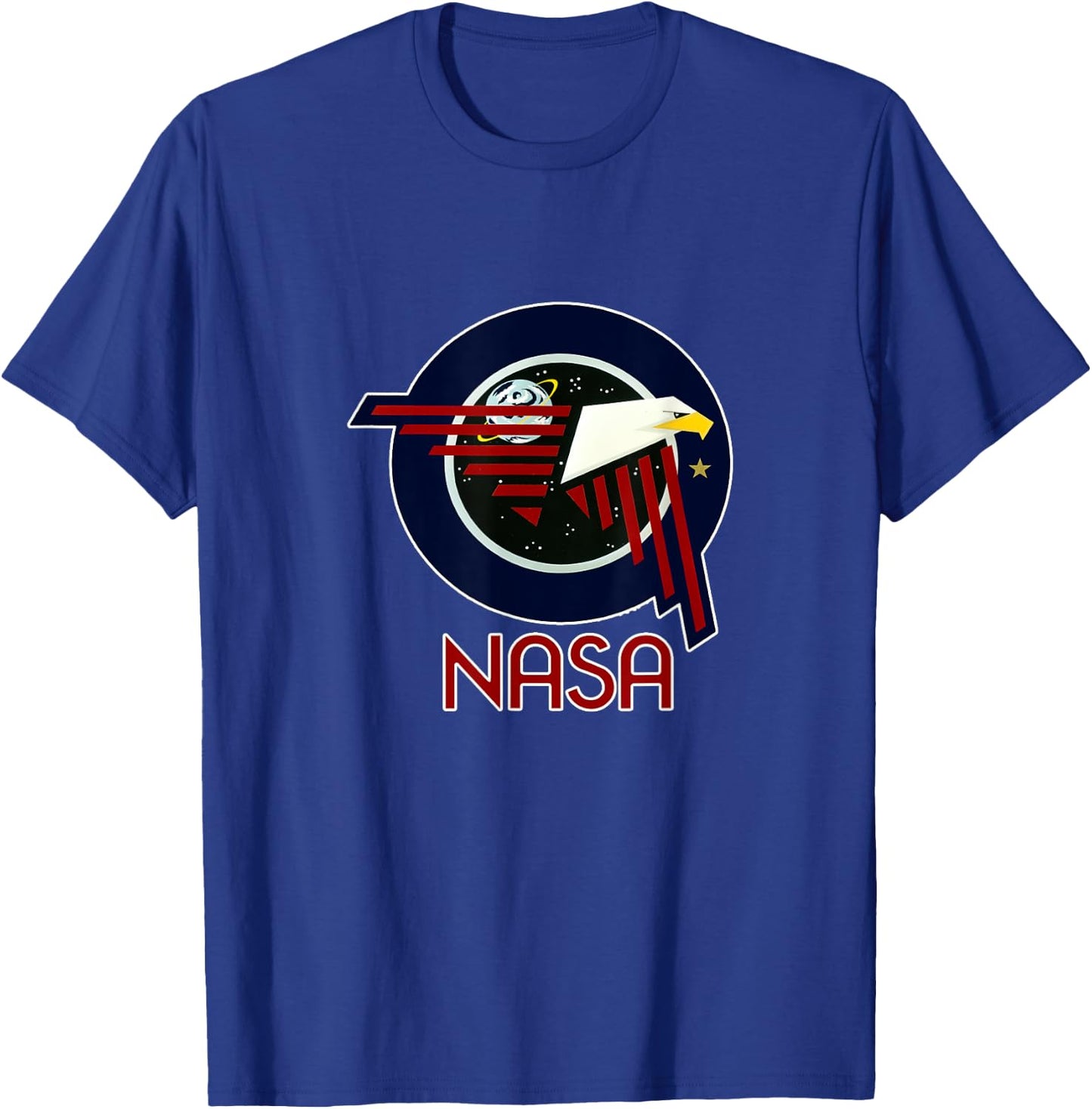 Retro Astronaut Patch NASA T-Shirt - T-Shirt | Royal