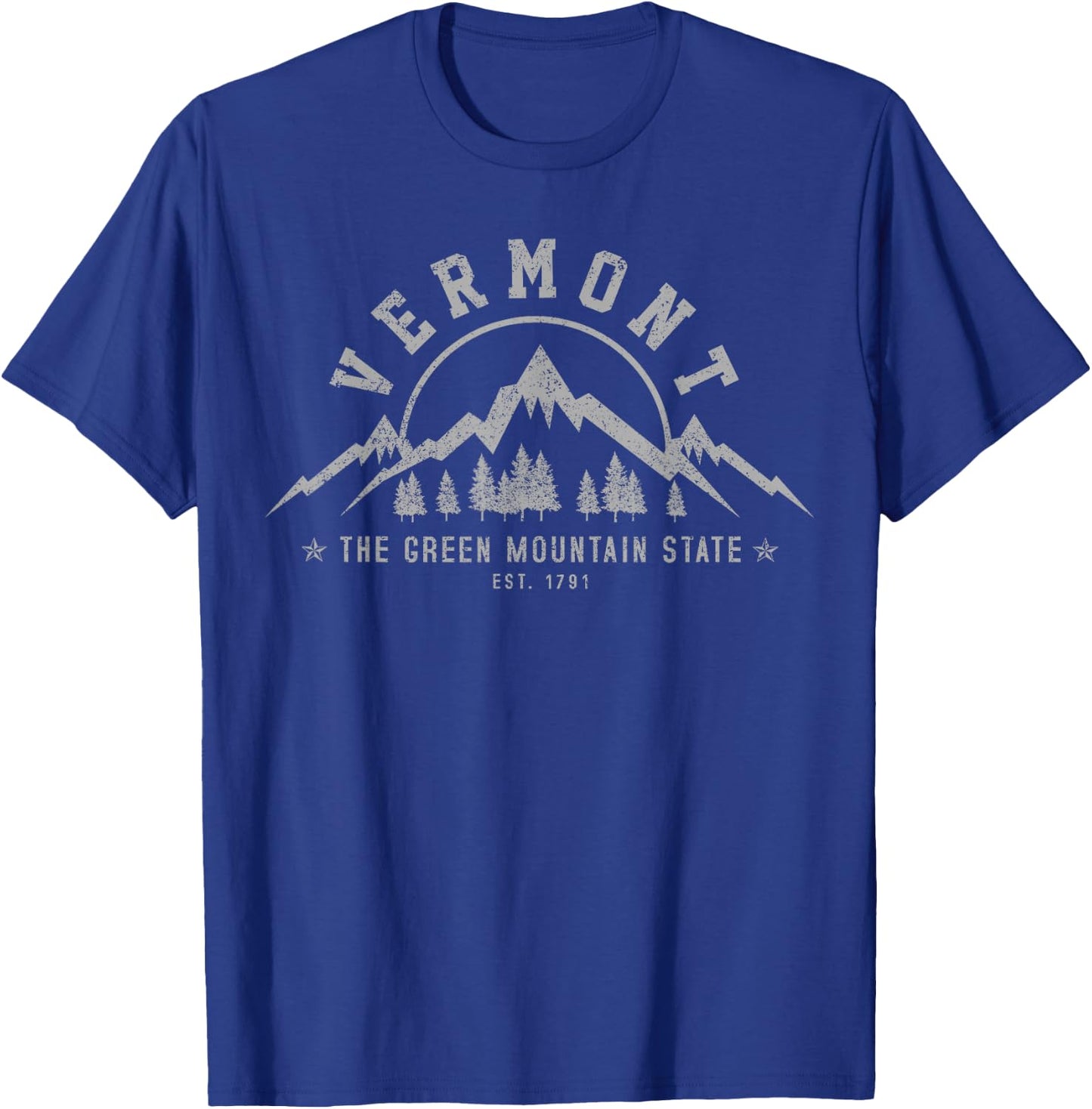 Vermont Est. 1791 USA America Souvenir T-Shirt - T-Shirt | Royal