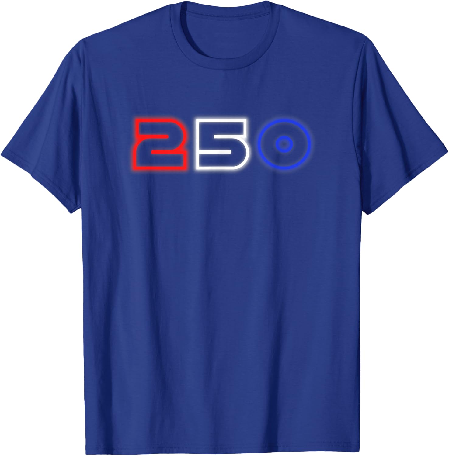 America 250 Anniversary Shirt - Patriotic 1776-2026 T-Shirt - T-Shirt | Royal