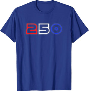 America 250 Anniversary Shirt - Patriotic 1776-2026 T-Shirt - T-Shirt | Royal