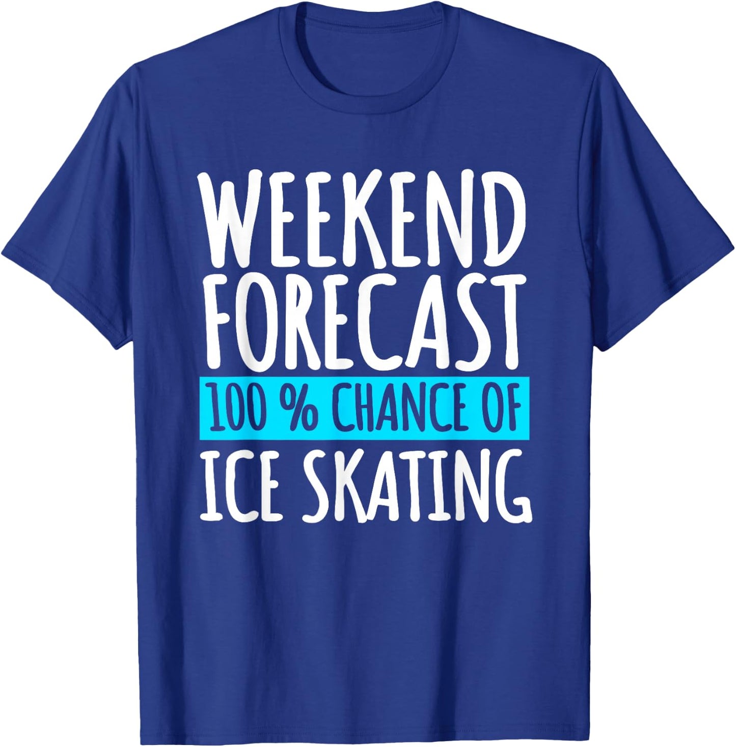 Ice Skating Coach Figure Skater Skates Sport T-Shirt - T-Shirt | Royal