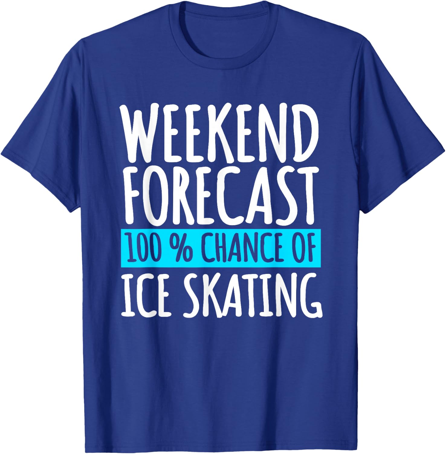 Ice Skating Coach Figure Skater Skates Sport T-Shirt - T-Shirt | Royal