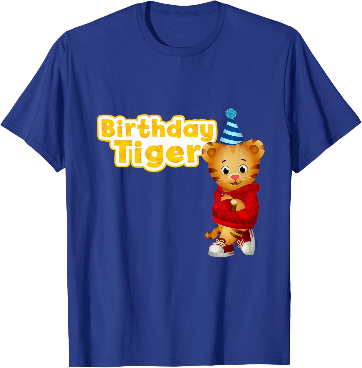 Daniel Tiger's Neighborhood: Birthday Tiger T-Shirt - T-Shirt | Royal