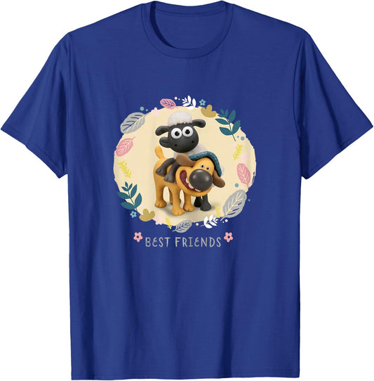 Shaun The Sheep: Best Friends T-Shirt - T-Shirt | Royal