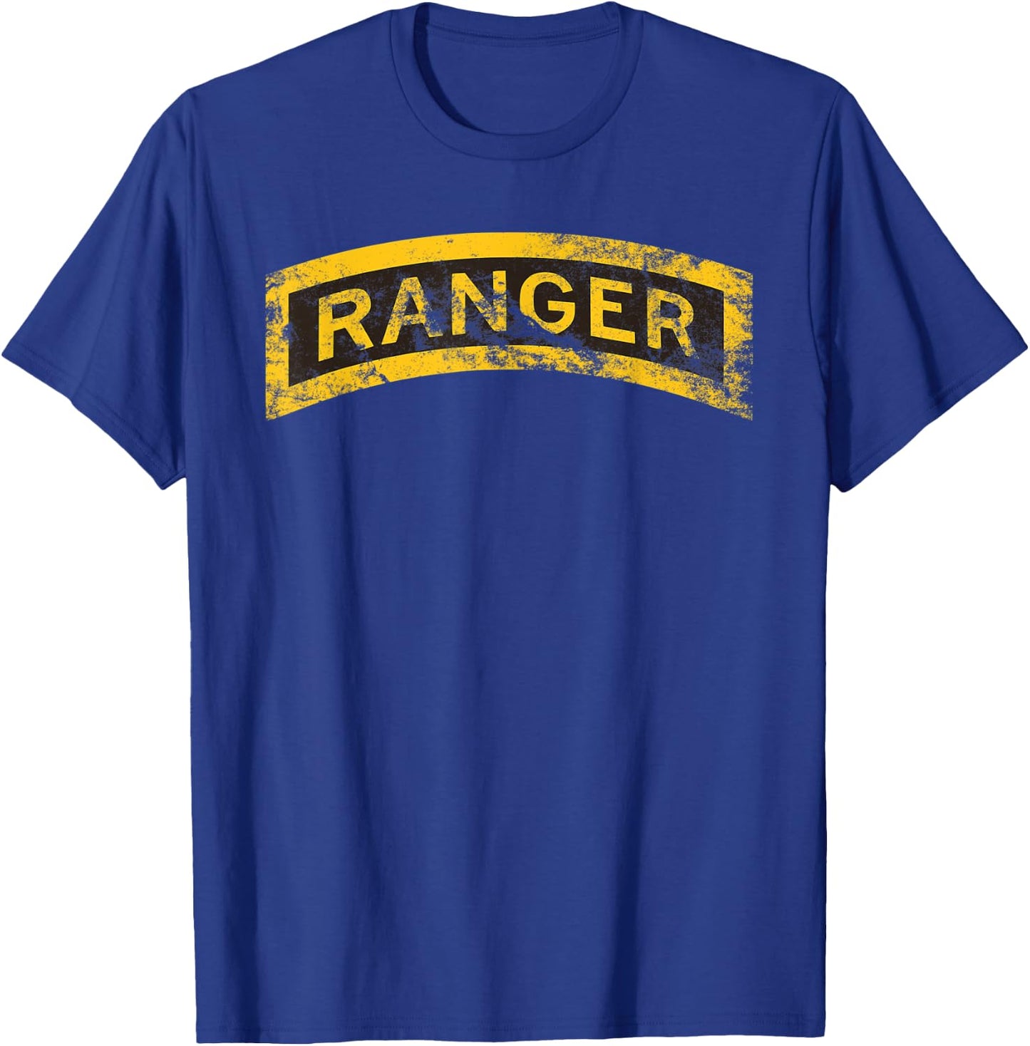 US Army Vintage Ranger Tab OD Green T-Shirt - T-Shirt | Royal