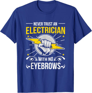 Funny Electrician - Electrical Engineer T-Shirt - T-Shirt | Royal