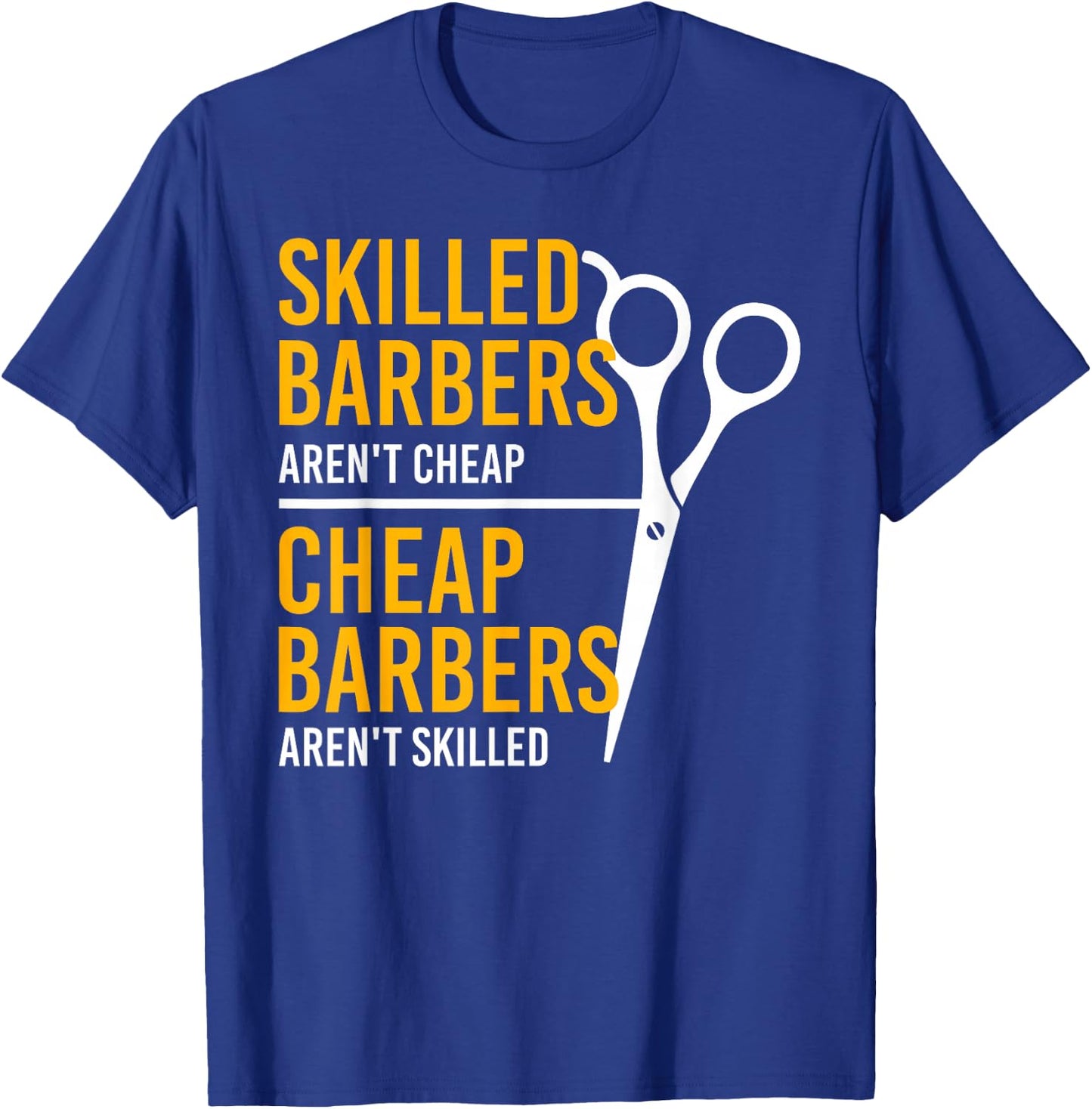 Cool Barber Women Hairdresser Hairstylist Barbershop T-Shirt - T-Shirt | Royal