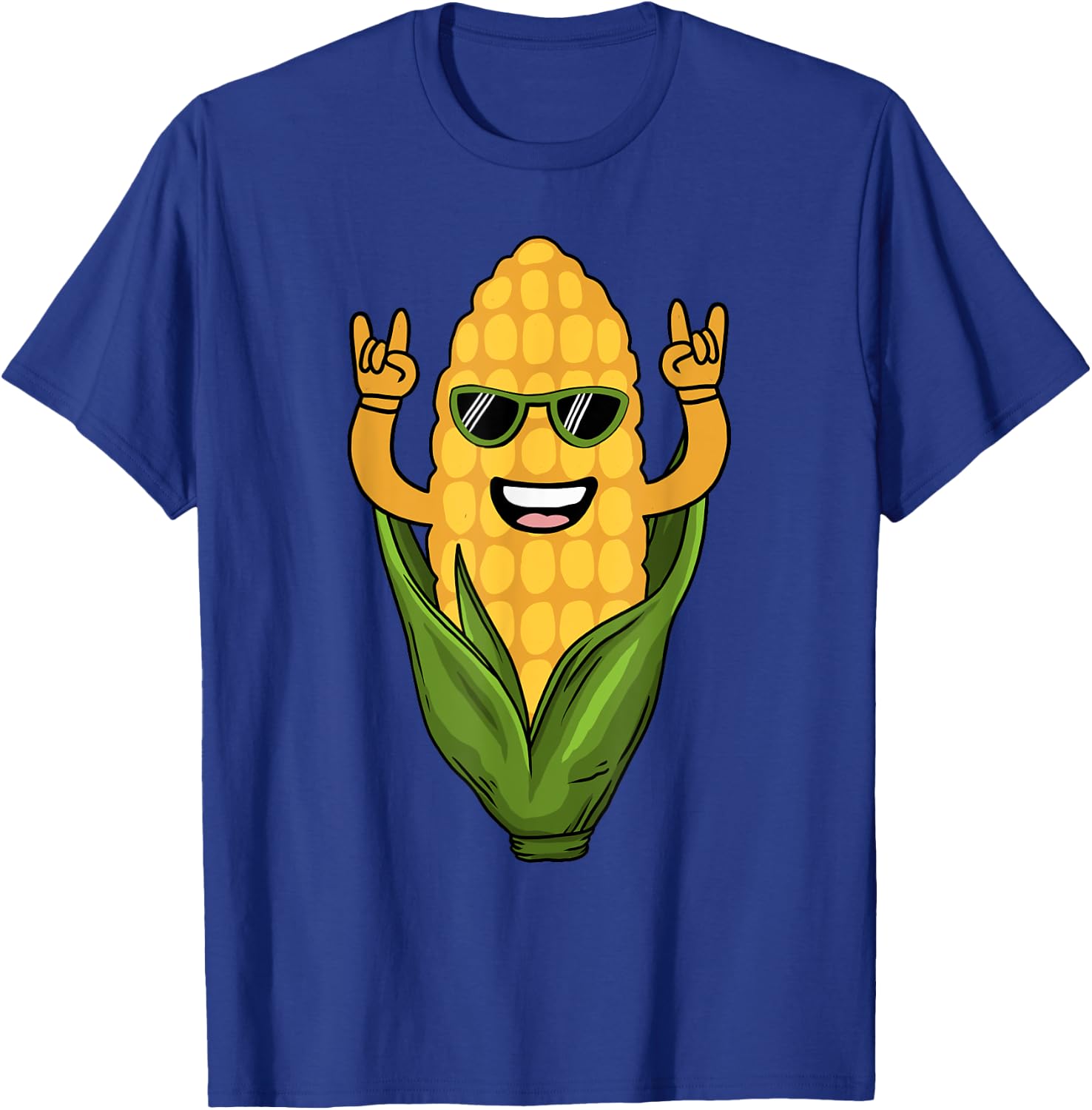 Funny Corn Design Women Sweet Corn On The Cob Lovers T-Shirt - T-Shirt | Royal