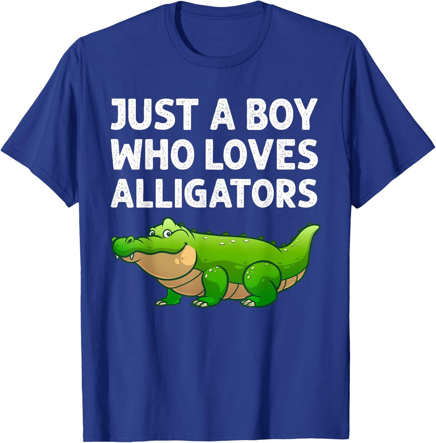 Funny Alligator Design Boys Kids Men Reptile Gator Lovers T-Shirt - T-Shirt | Royal