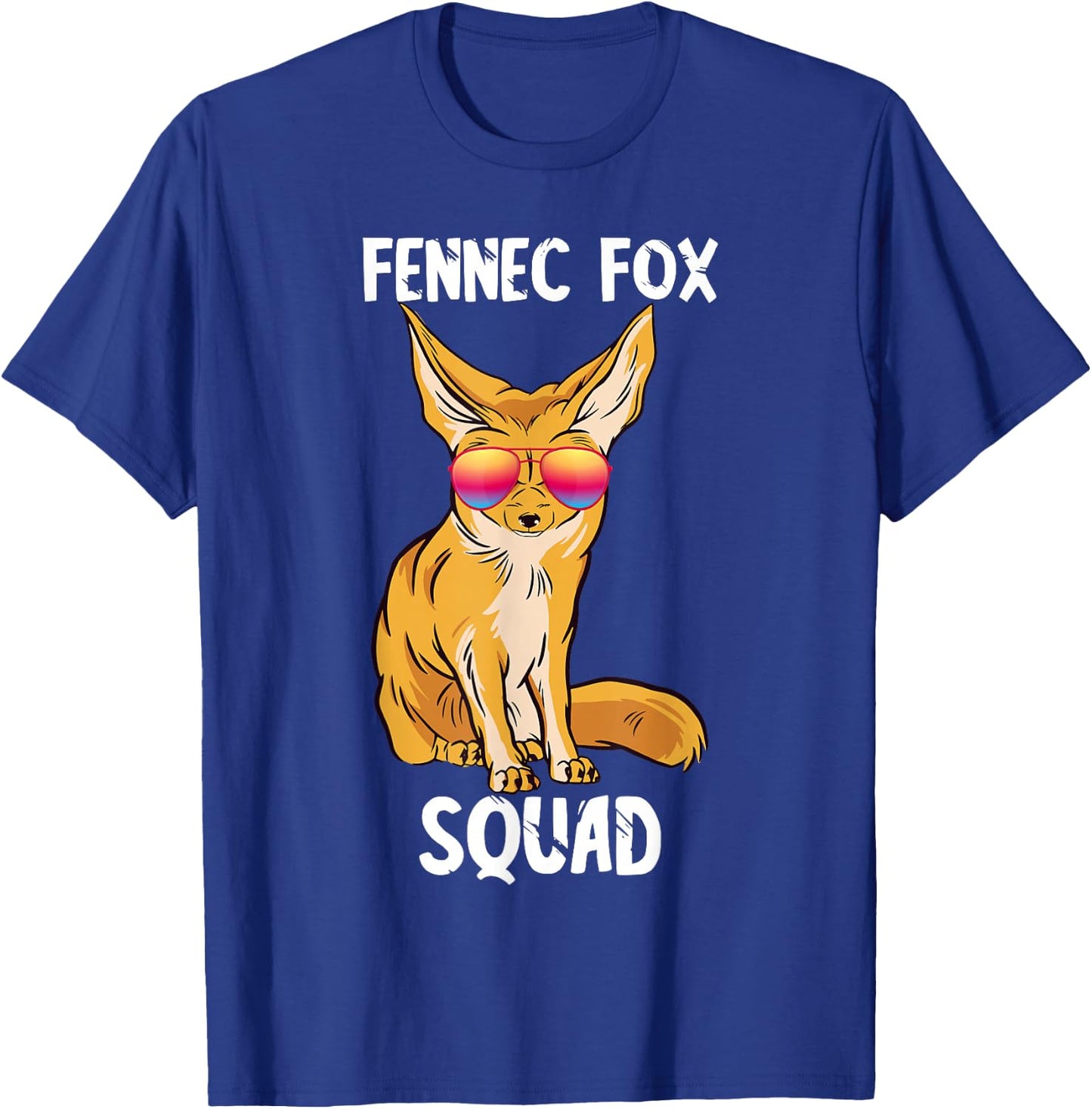 Fennec Fox Squad Cool Fox Animal Fennec Fox Lover Ears T-Shirt - T-Shirt | Royal