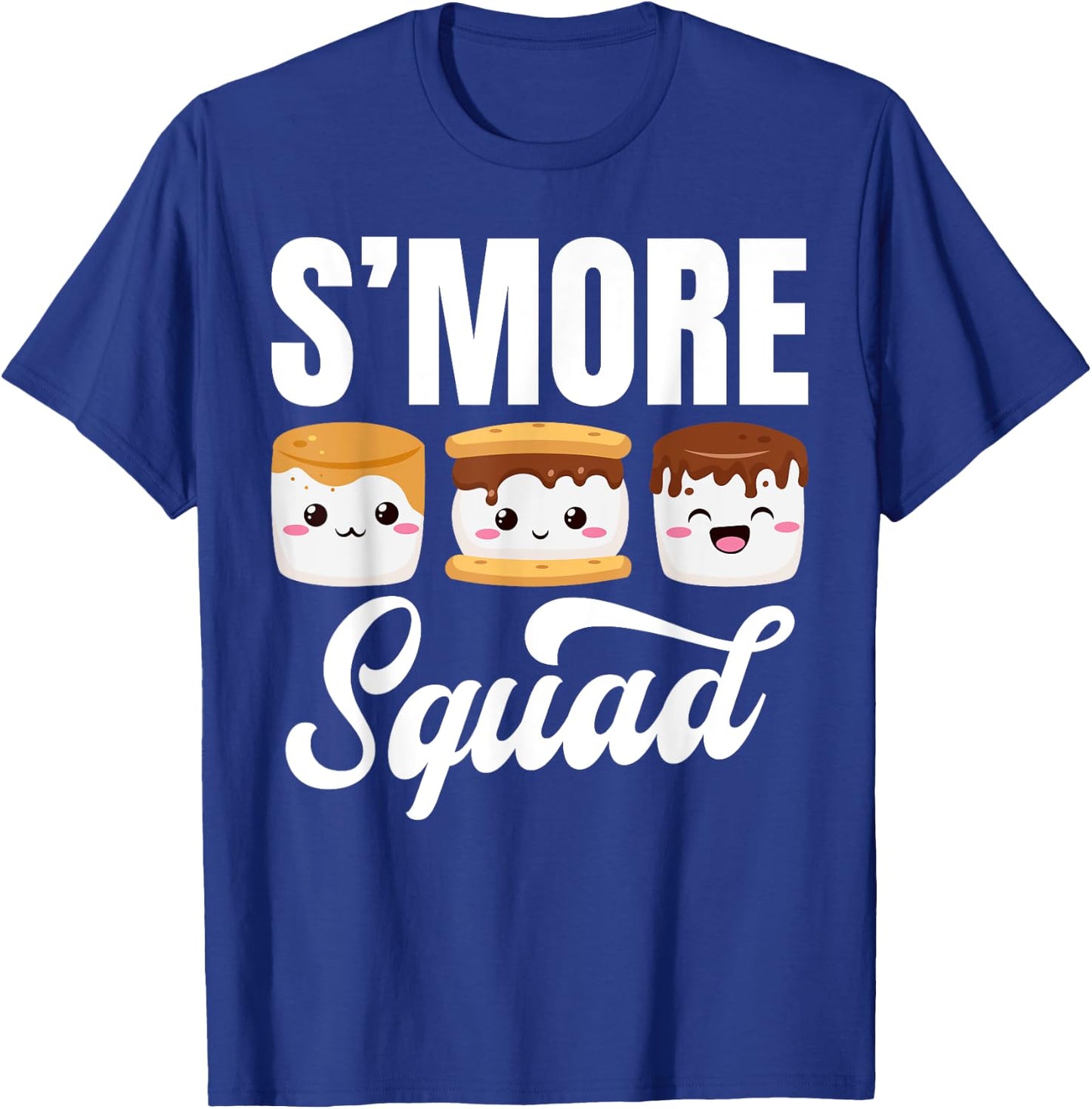 Smore Squad Camping Campfire Chocolate Marshmallow S'mores T-Shirt - T-Shirt | Royal