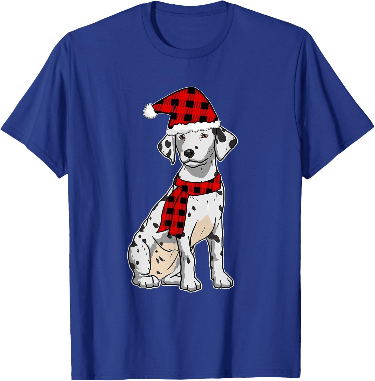 Funny Dalmatian Christmas Dots Spots Dogs Women Kids T-Shirt - T-Shirt | Royal