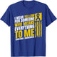 Sarcoma Awareness Month I Wear Yellow Bone Cancer T-Shirt - T-Shirt | Royal