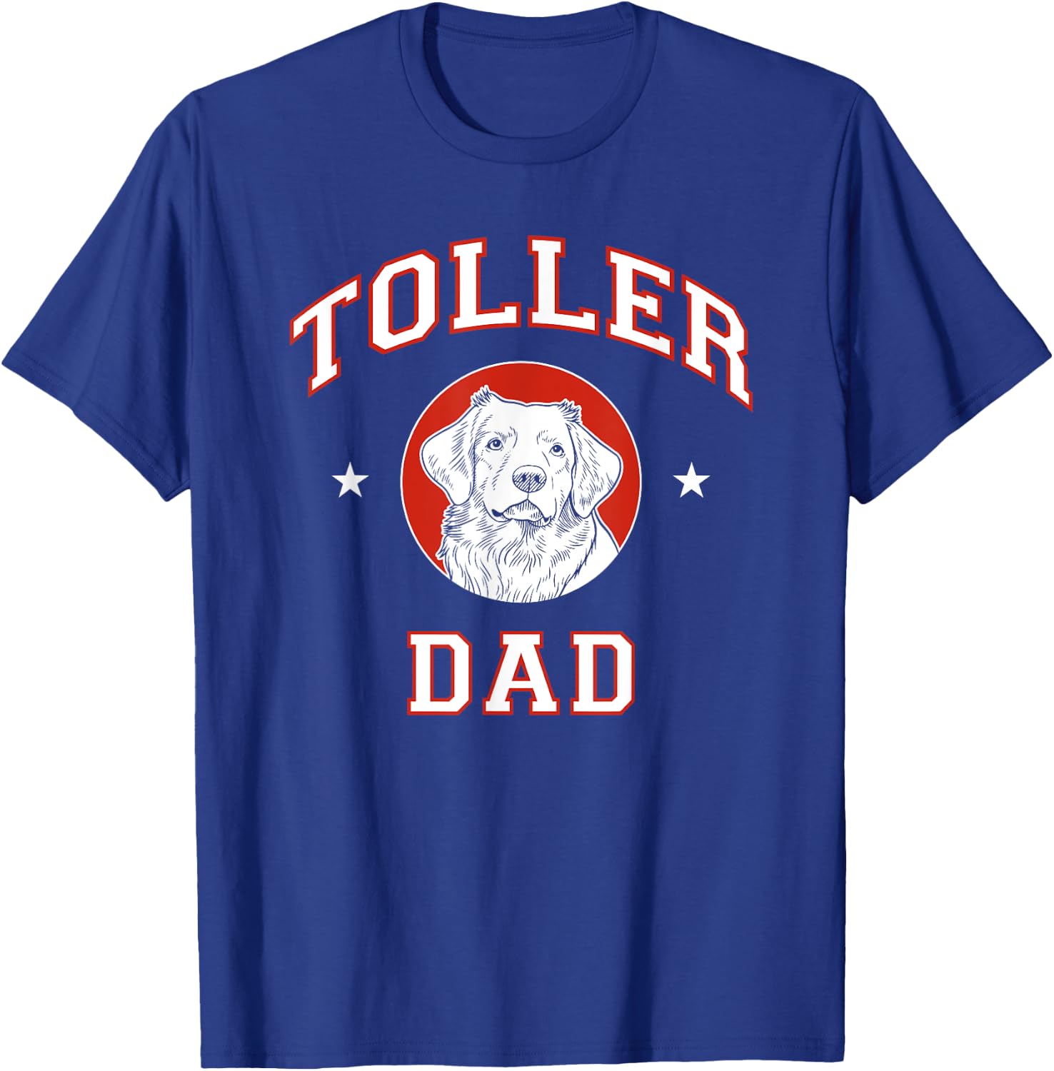 Nova Scotia Duck Tolling Retriever Dad Dog Father Women Kids T-Shirt - T-Shirt | Royal
