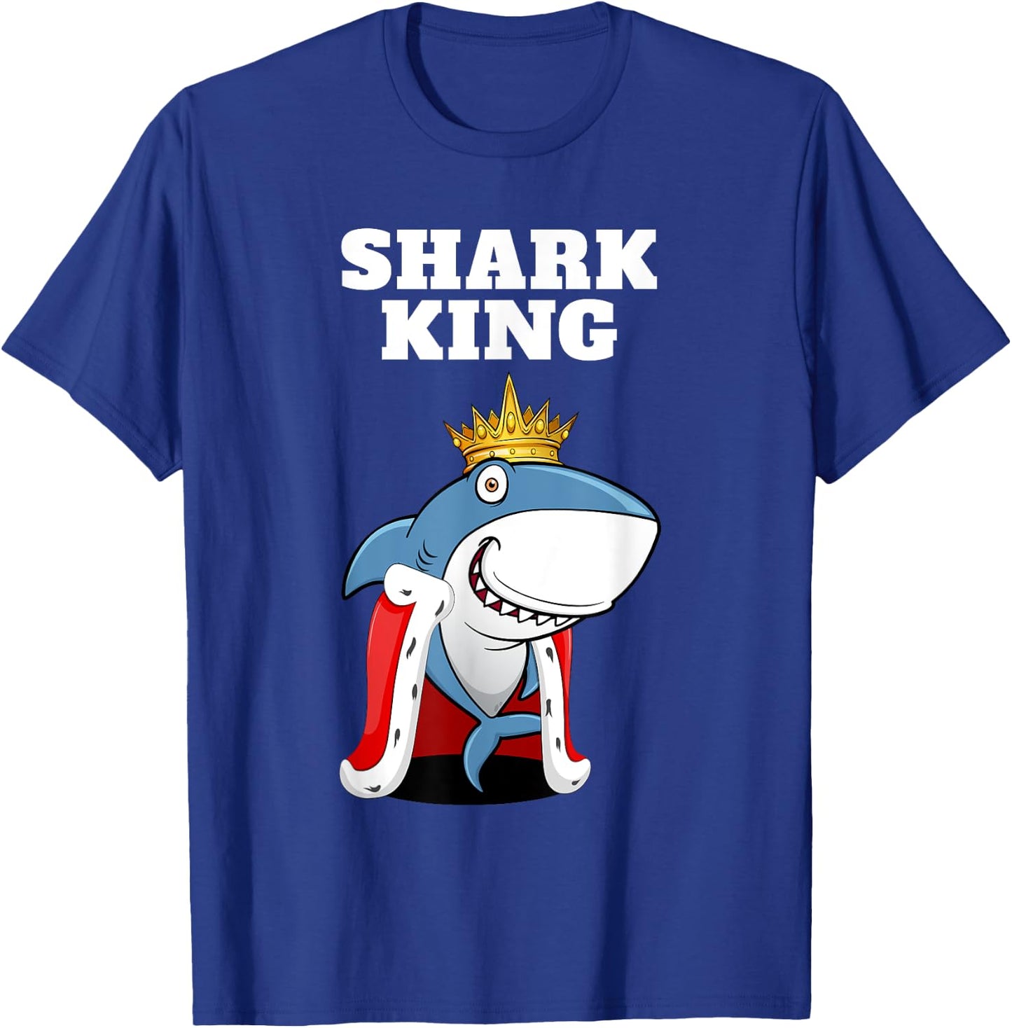 Shark King | Boys Shark | Shark T-Shirt - T-Shirt | Royal
