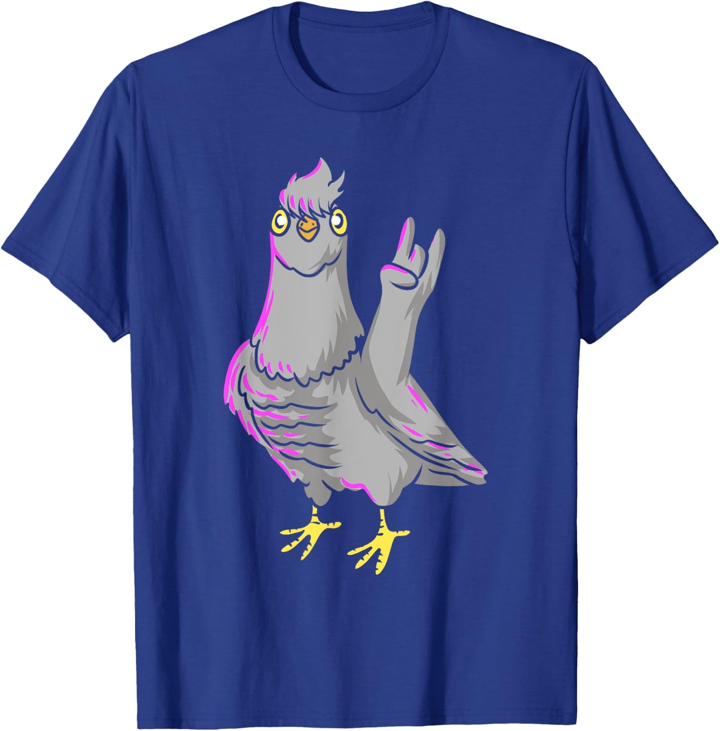 Gothic Pigeon Emo Punk Death Metal Bird Lover Pigeon Racing T-Shirt - T-Shirt | Royal