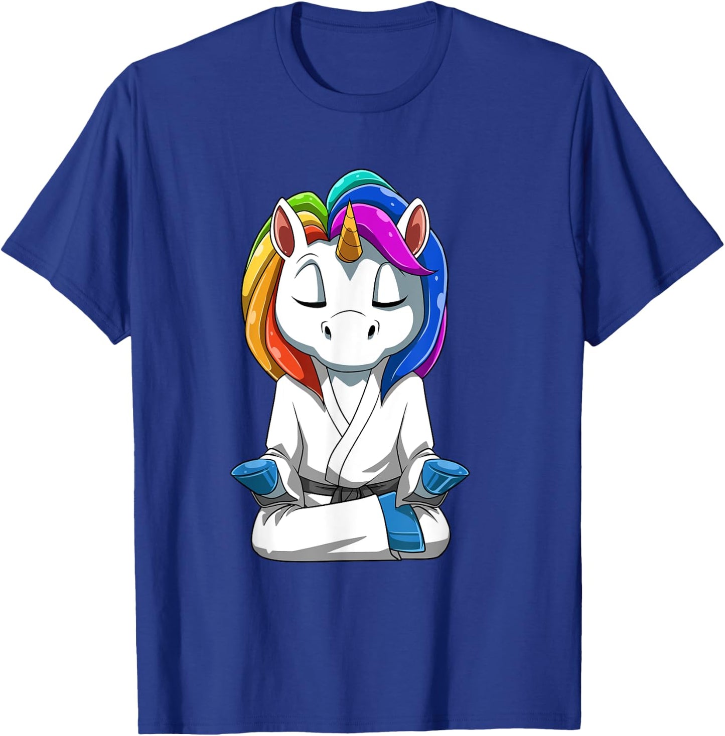 Cute BJJ Unicorn - Jiu Jitsu and Grappling T-Shirt - T-Shirt | Royal