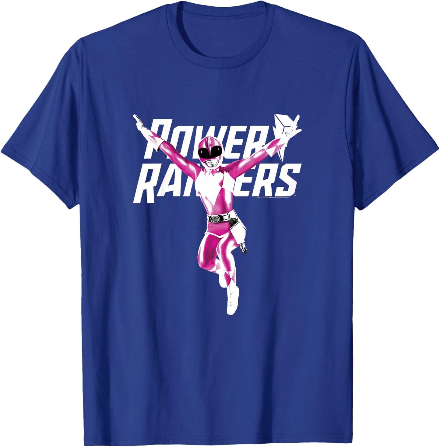 Power Rangers Big Pink Ranger Power Pose T-Shirt - T-Shirt | Royal