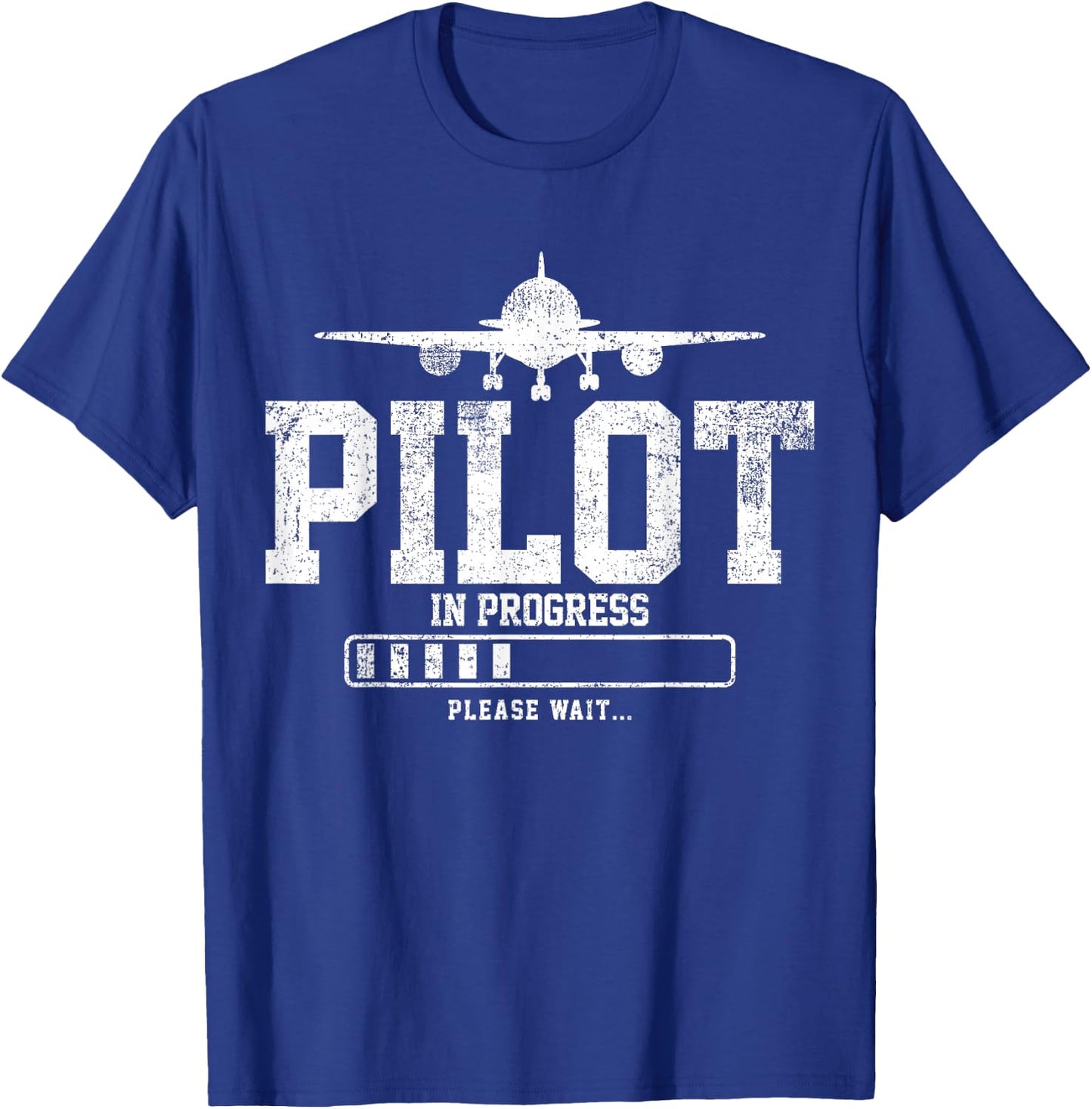 Future Pilot Airplane Student Pilot Flight School T-Shirt - T-Shirt | Royal