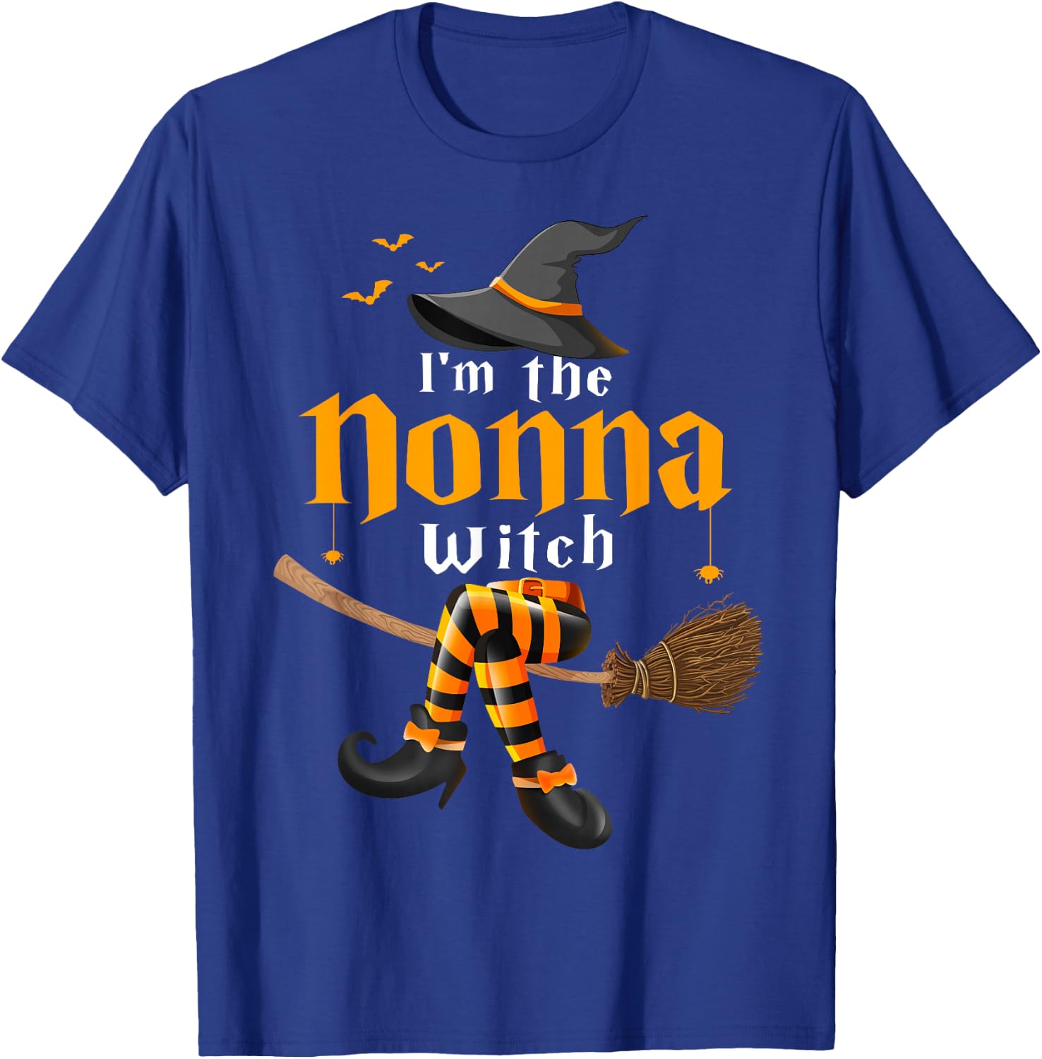 I’m The Nonna Witch Family Funny Halloween Costume T-Shirt - T-Shirt | Royal