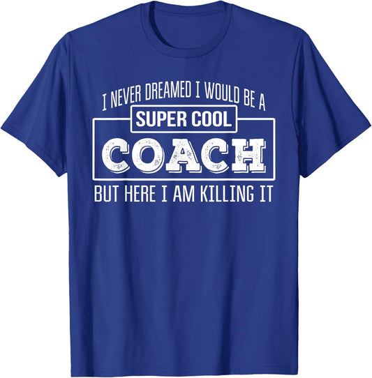 Funny Coach Funny Thank You Gift Small T-Shirt - T-Shirt | Royal