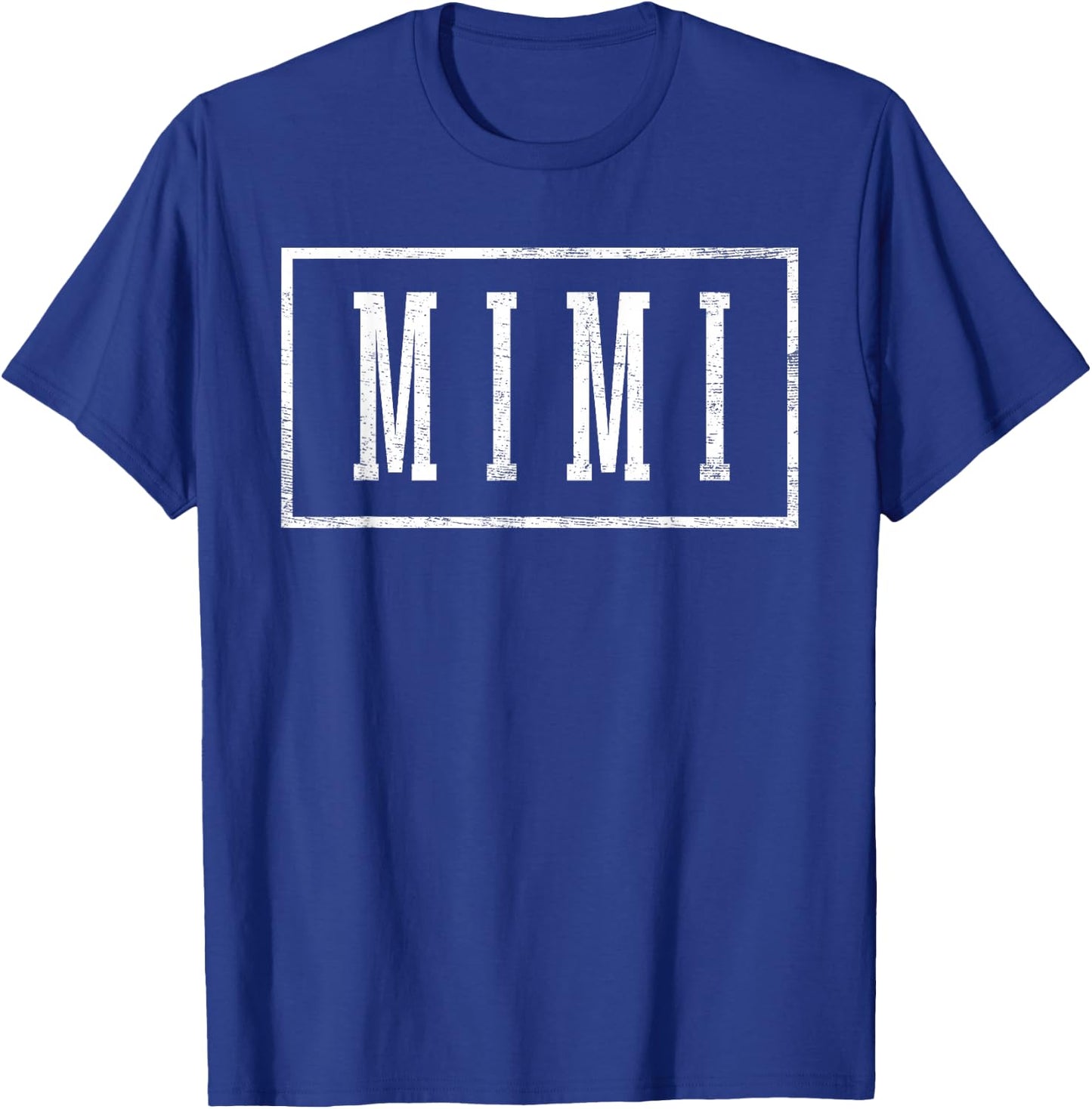 Mimi - Sleek Framed Design Mother's Day Mimi T-Shirt - T-Shirt | Royal
