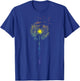 Cute Just Dandelion Tattoodesign Arrows Breathe Rainbow Blow Men Women T-Shirt - T-Shirt | Royal