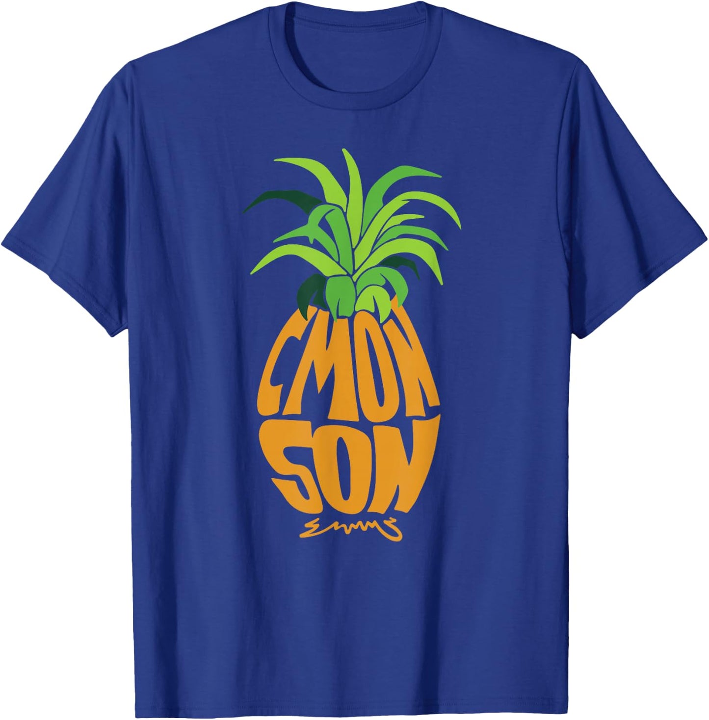 Vintage Psych Pineapple of Gus C'mon Son! Crazy Lover Gift T-Shirt - T-Shirt | Royal