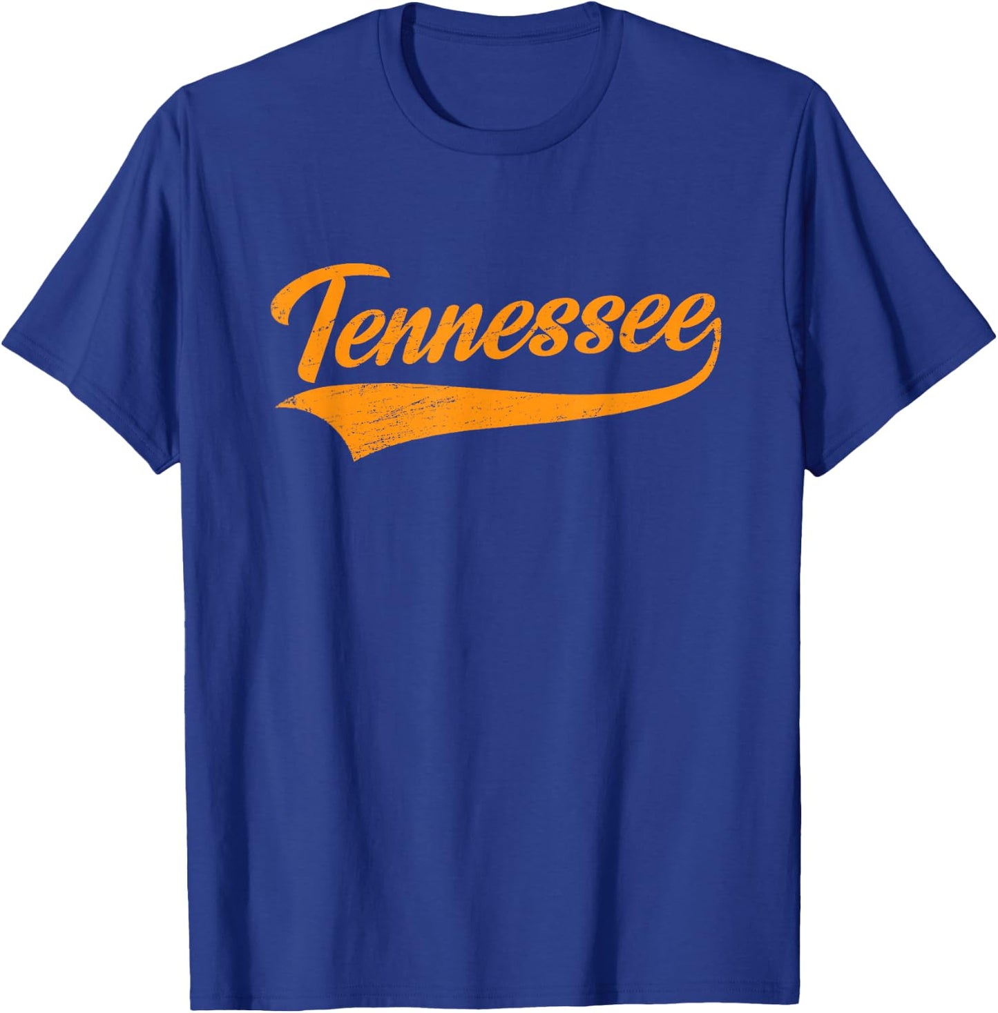 Tennessee - TN - Throwback Distressed Design - Classic T-Shirt - T-Shirt | Royal