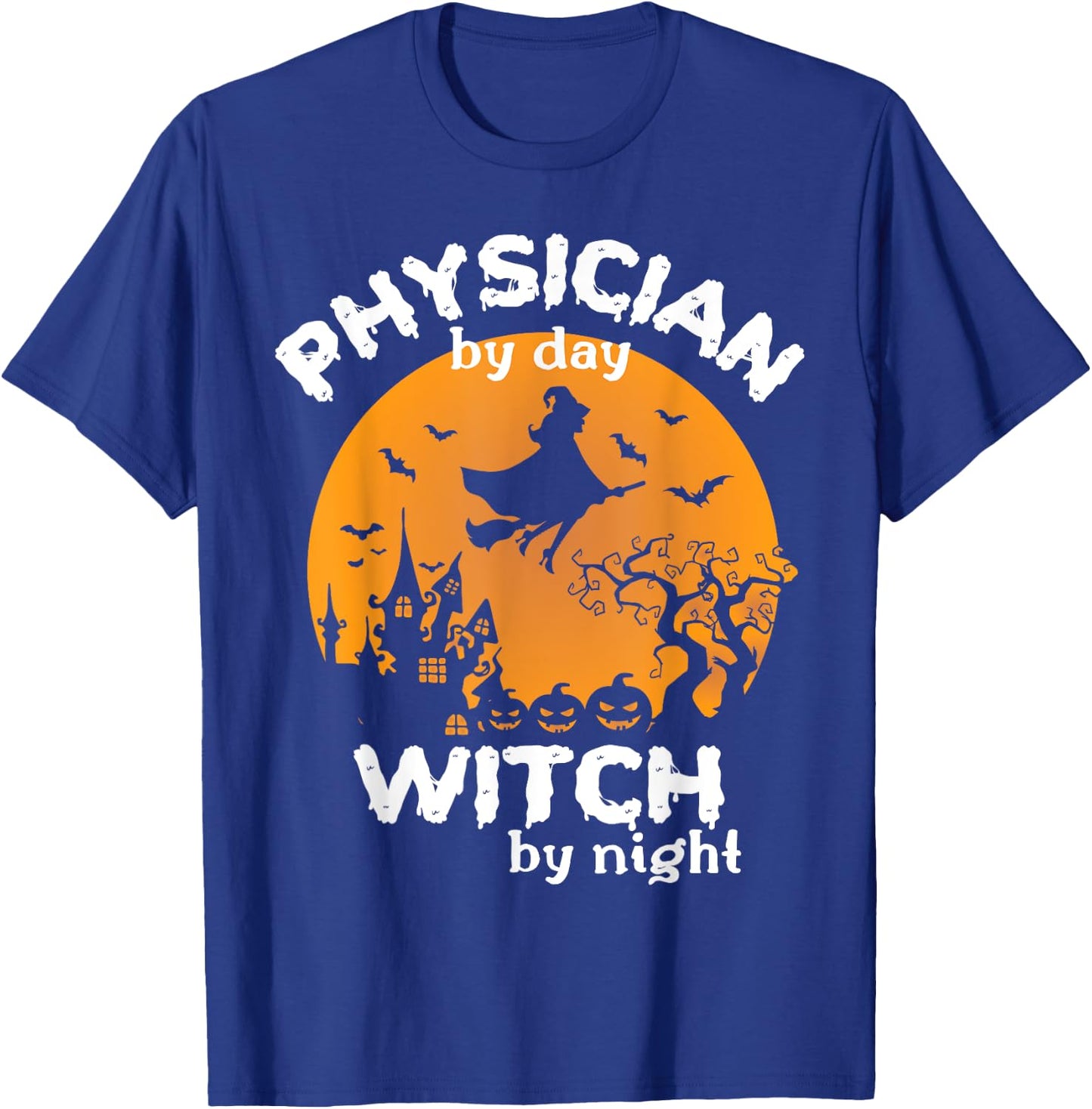 Funny Physician Doctor Halloween Costume For Physicians T-Shirt - T-Shirt | Royal