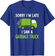 I Saw a Garbage Truck Costume | Recycling Garbage T-Shirt - T-Shirt | Royal