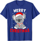 Cute Koala Santa Hat Merry Christmas xmas Gift Women Kids 2 T-Shirt - T-Shirt | Royal
