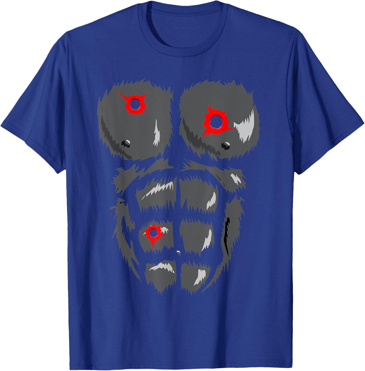 Halloween Funny Gorilla Monkey Belly Chest kids Costume T-Shirt - T-Shirt | Royal