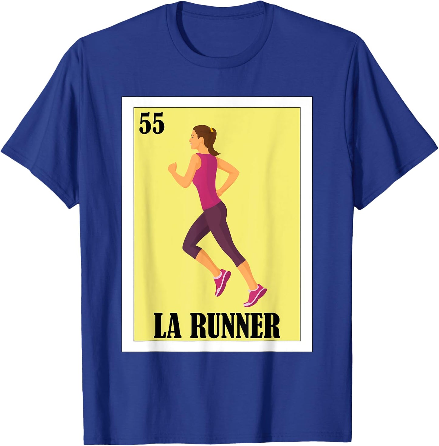 Funny Mexican Design for Runners - La Runner T-Shirt - T-Shirt | Royal
