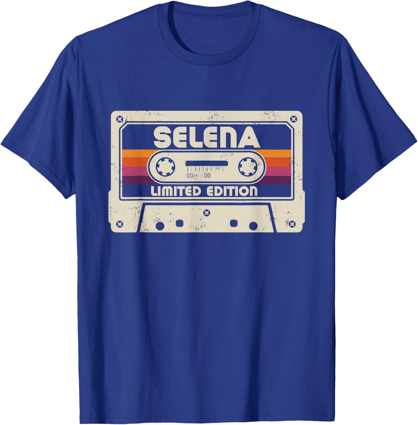 Selena First Name Limited Edition, Vintage Cassette Tape T-Shirt - T-Shirt | Royal