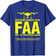 FAA Certified Drone Pilot | Funny Remote Pilots Small T-Shirt - T-Shirt | Royal