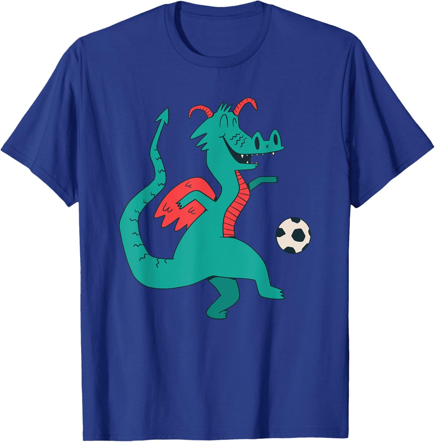 Soccer Dragon T-Shirt - T-Shirt | Royal