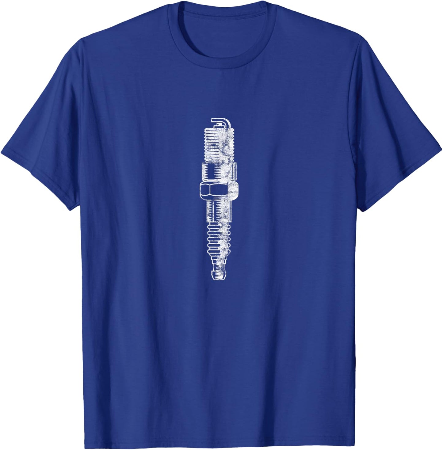 Spark Plug - Vintage Muscle Car T-Shirt - T-Shirt | Royal