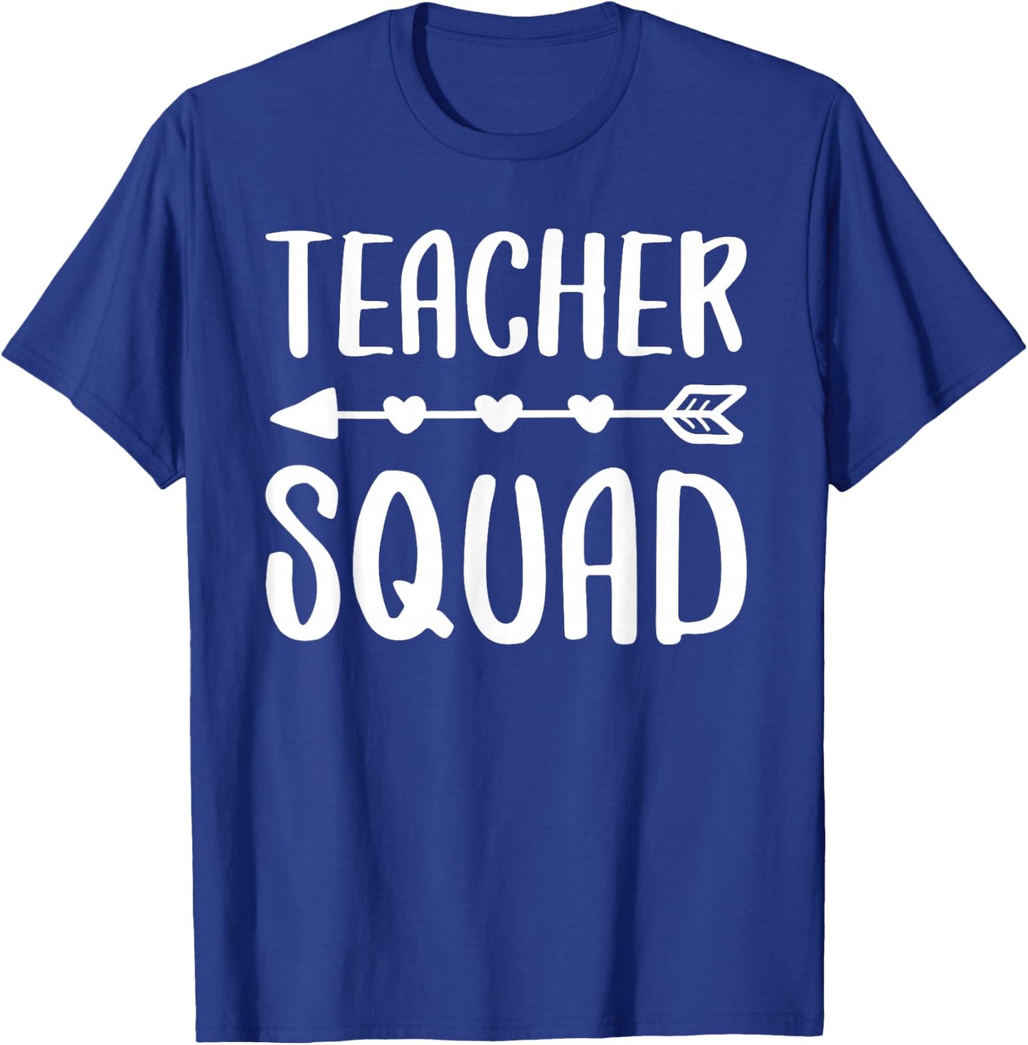 Teacher Squad Shirt Men Women Teacher Team T-Shirt - T-Shirt | Royal