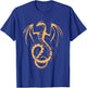 Fire Dragon Dungeon Mythical Creature Dragon T-Shirt - T-Shirt | Royal