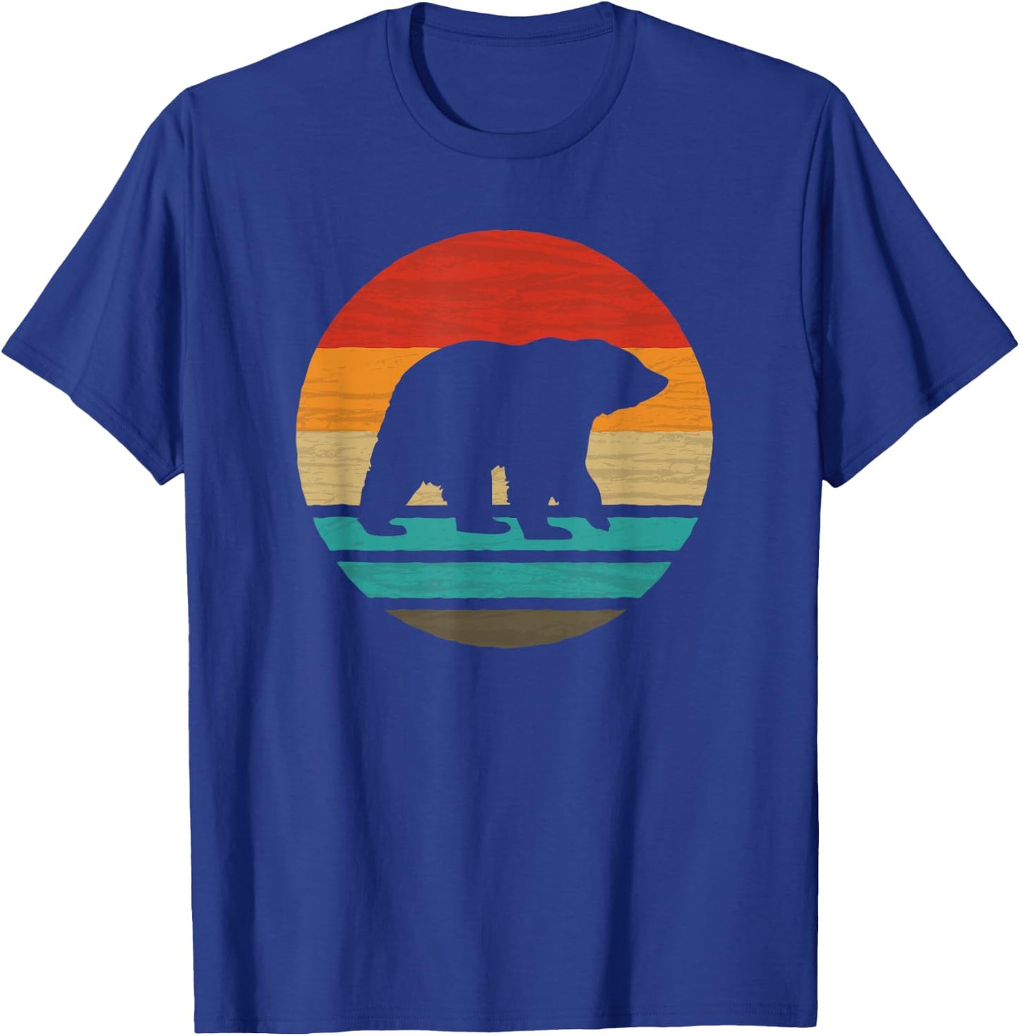 Bear Retro Style Vintage T-Shirt - T-Shirt | Royal