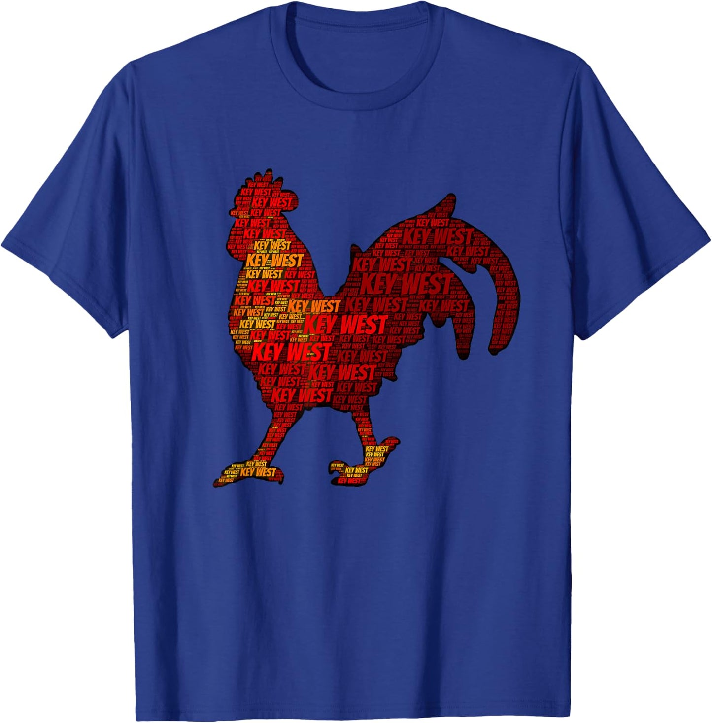 Key West Florida Keys Chicken T-Shirt - T-Shirt | Royal