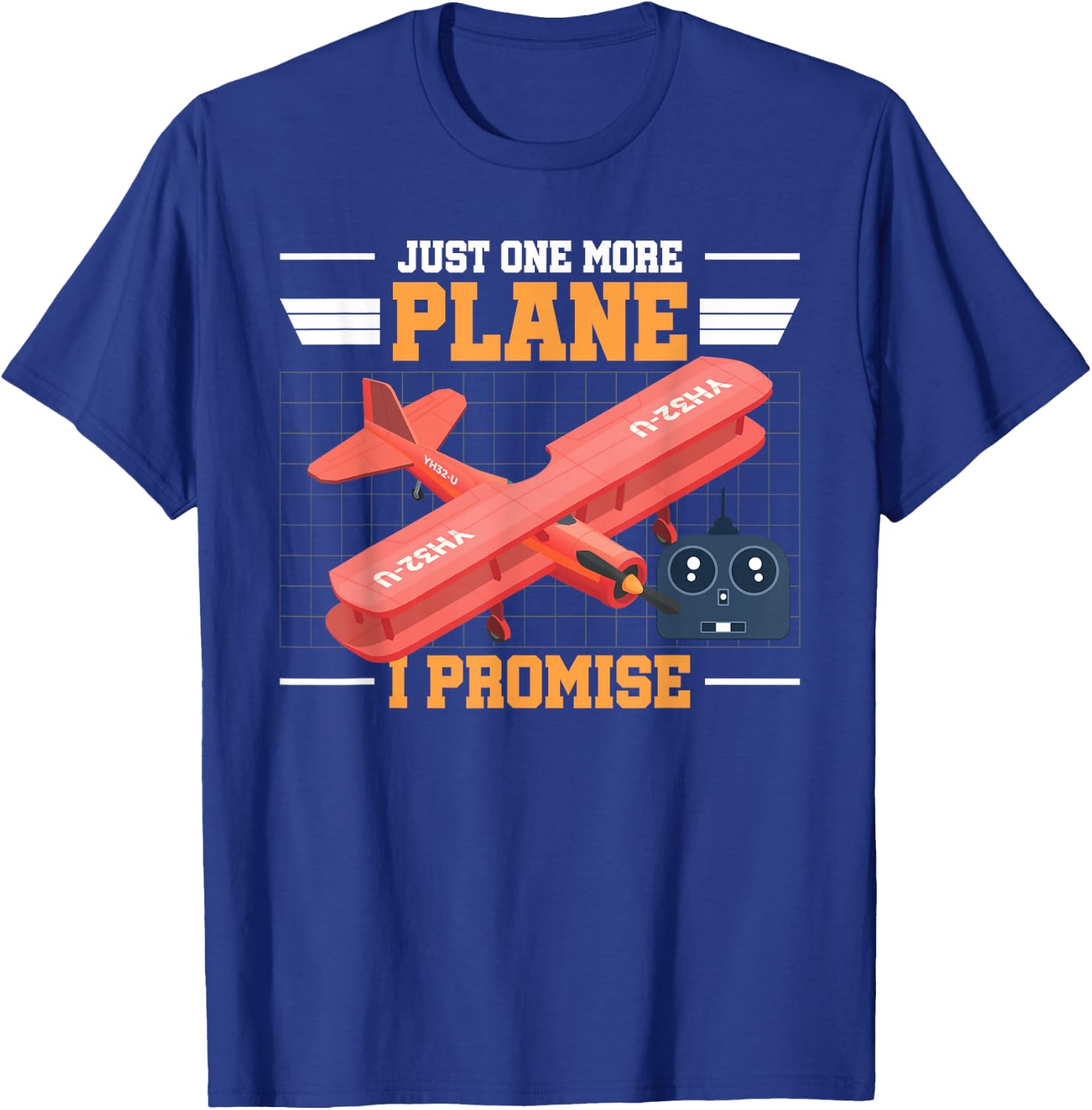 Funny RC Plane - Just one more plane I promise - RC Airplane T-Shirt - T-Shirt | Royal
