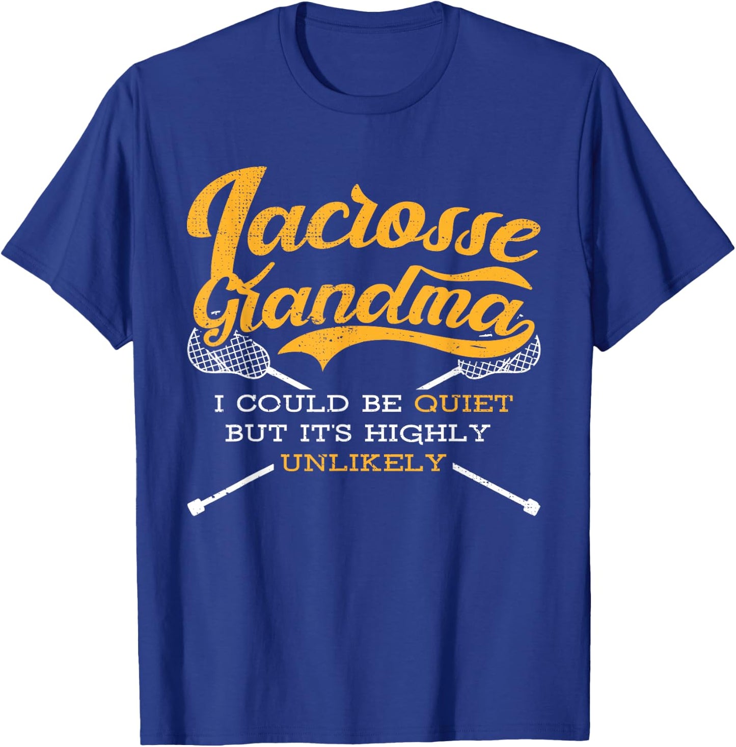 Relax I Love Lacrosse Grandma Saying Lax Is Life Grandmother T-Shirt - T-Shirt | Royal