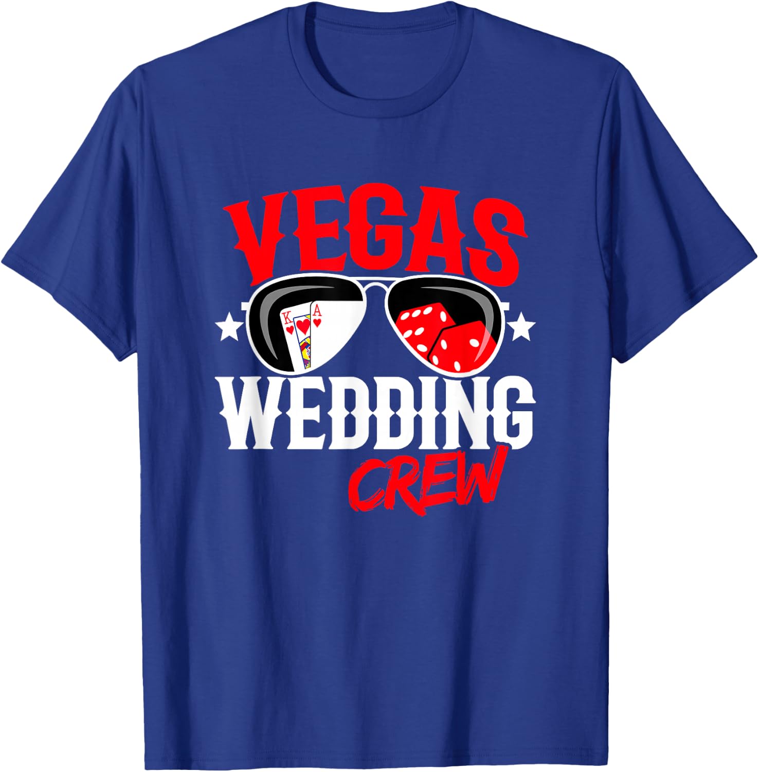 Las Vegas Wedding Party - Married in Vegas - Vegas Wedding T-Shirt - T-Shirt | Royal