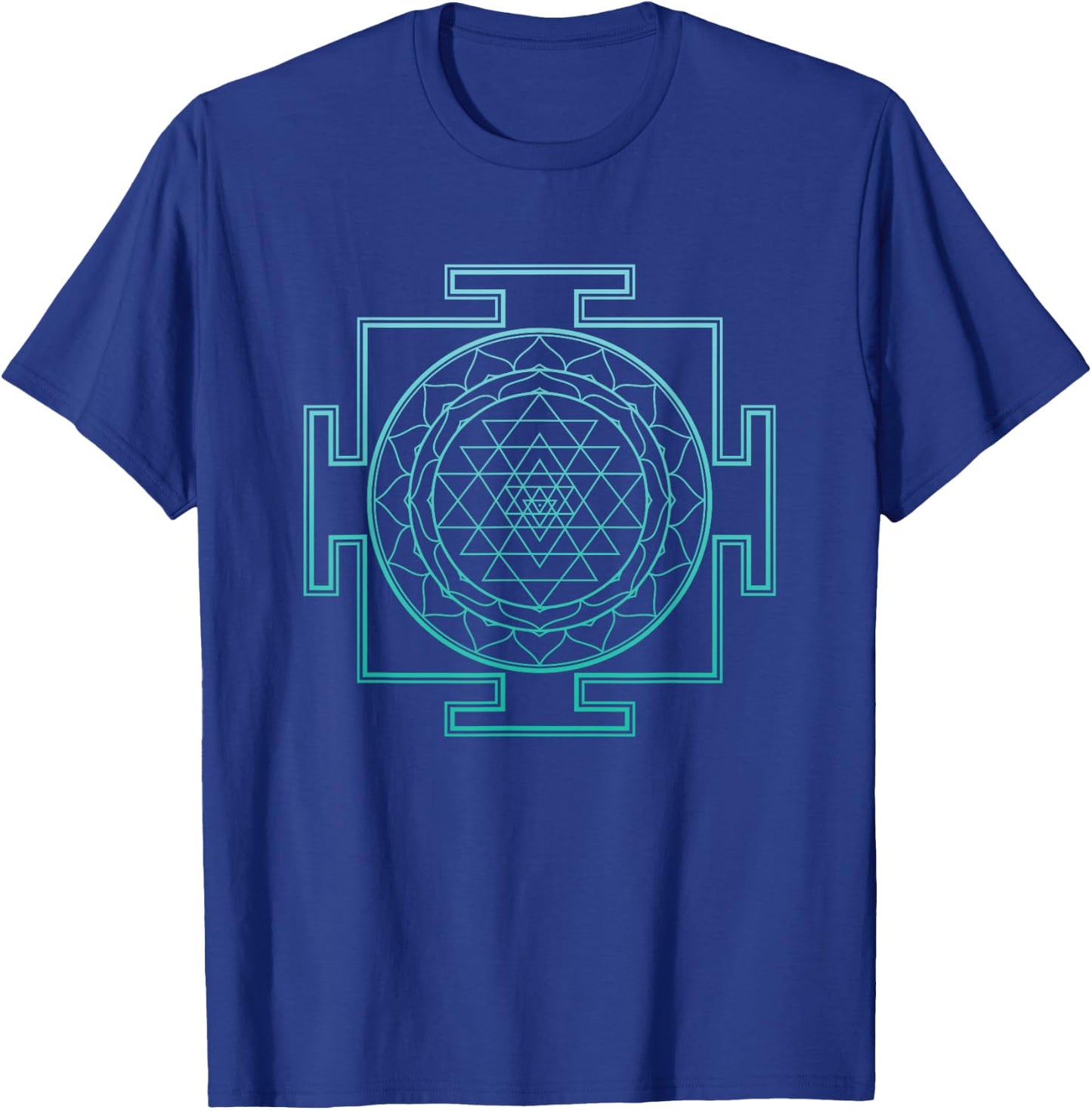 Shri Yantra Sacred Geometry T-Shirt - T-Shirt | Royal
